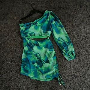 Multi green/ teal amazing dress